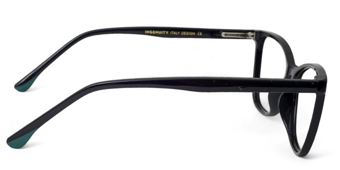 MIRAR by EyeMyEye Black Full Frame Cateye Eyeglasses for Women