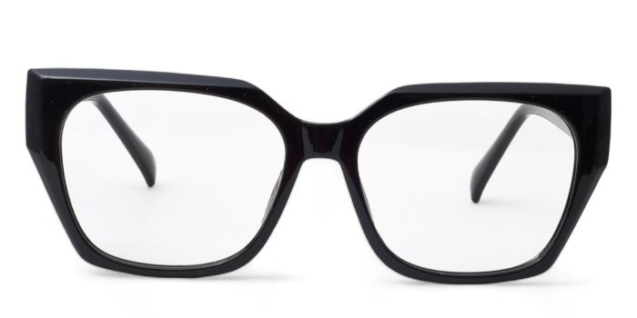 MIRAR by EyeMyEye Black Full Frame Butterfly Eyeglasses for Women