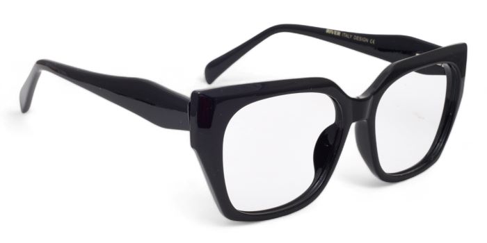 MIRAR by EyeMyEye Black Full Frame Butterfly Eyeglasses for Women