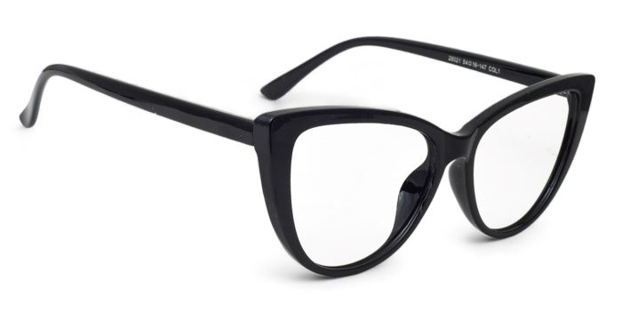 MIRAR by EyeMyEye Black Full Frame Cateye Eyeglasses for Women