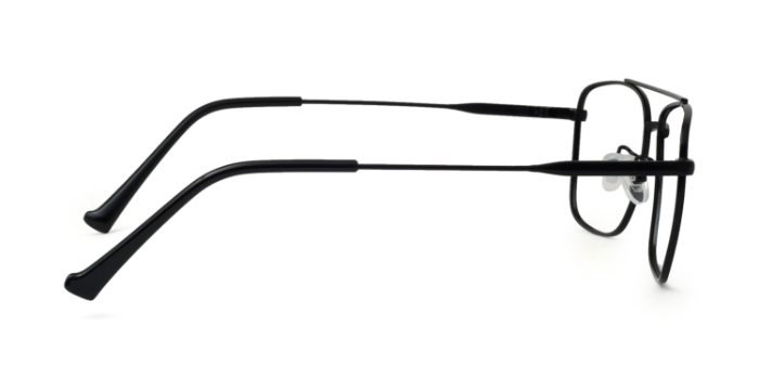  Black Full Frame Square Eyeglasses for Men and Women