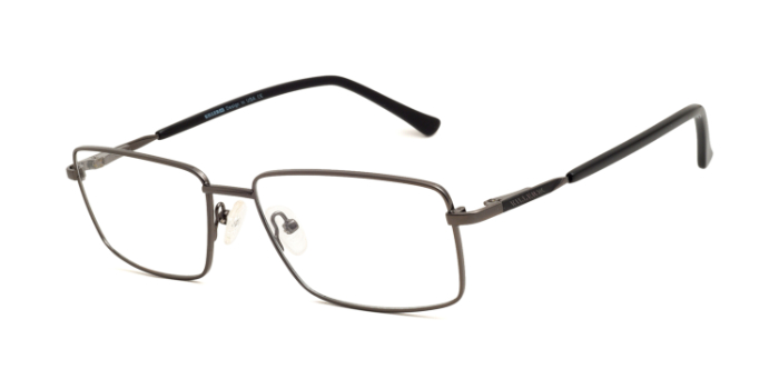 KILLER Gunmetal Full Frame Rectangle Eyeglasses for Men and Women