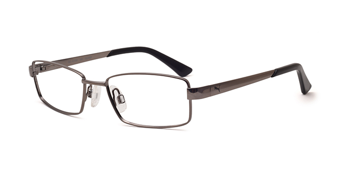 PUMA Brown Full Frame Rectangle Eyeglasses for Kids
