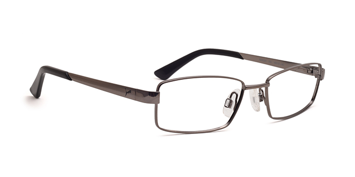 PUMA Brown Full Frame Rectangle Eyeglasses for Kids