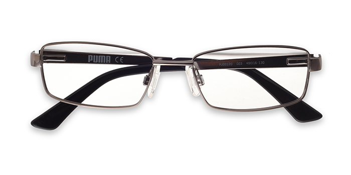 PUMA Brown Full Frame Rectangle Eyeglasses for Kids