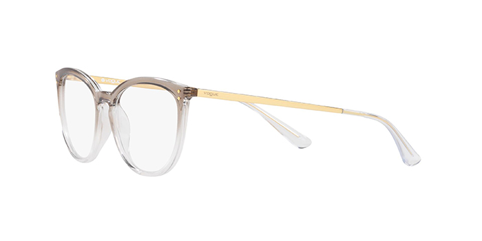 VOGUE Brown Full Frame Oval Eyeglasses for Women