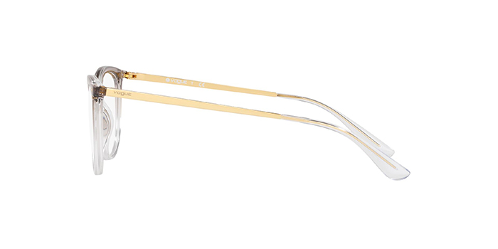 VOGUE Brown Full Frame Oval Eyeglasses for Women