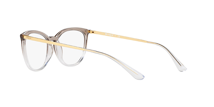 VOGUE Brown Full Frame Oval Eyeglasses for Women