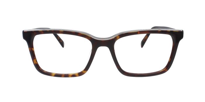  Brown Full rim Rectangle Eyeglasses for Men
