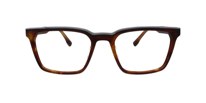  Brown Full rim Square Eyeglasses for Men