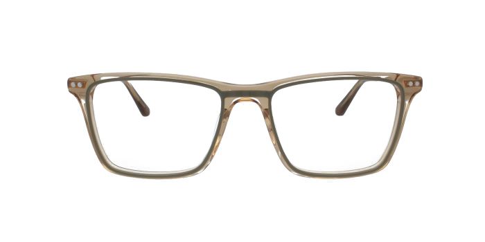  Brown Full rim Square Eyeglasses for Men