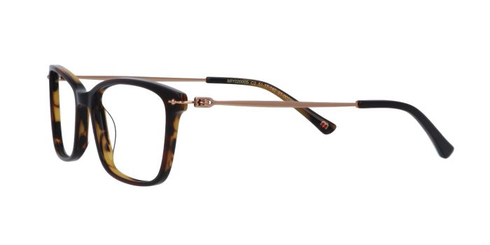  Brown Full rim Square Eyeglasses for Men and Women