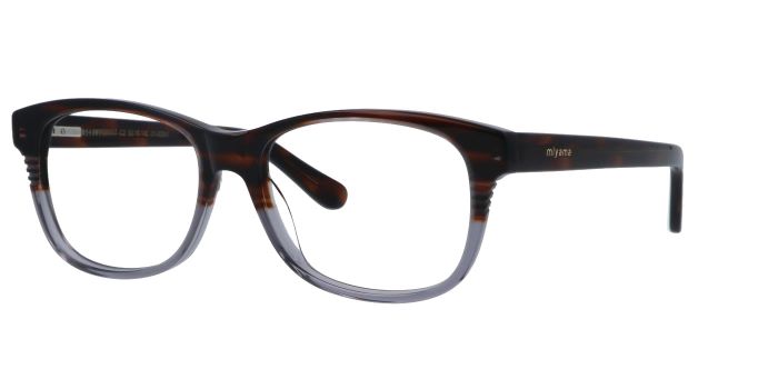  Brown Full rim Square Eyeglasses for Men and Women