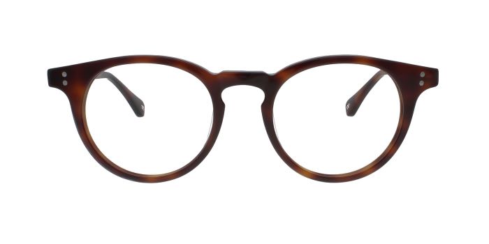  Brown Full rim Round Eyeglasses for Men and Women