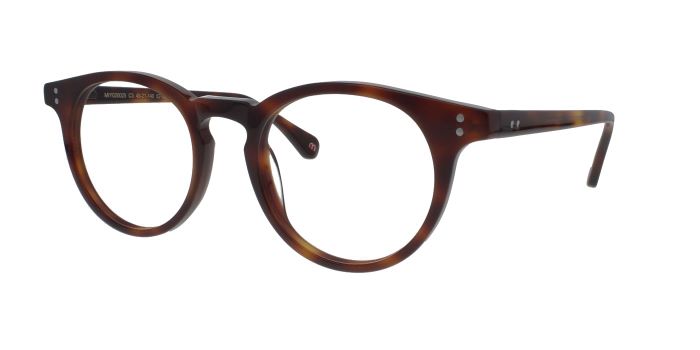  Brown Full rim Round Eyeglasses for Men and Women