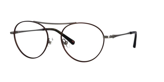  Brown Full rim Aviator Eyeglasses for Men and Women