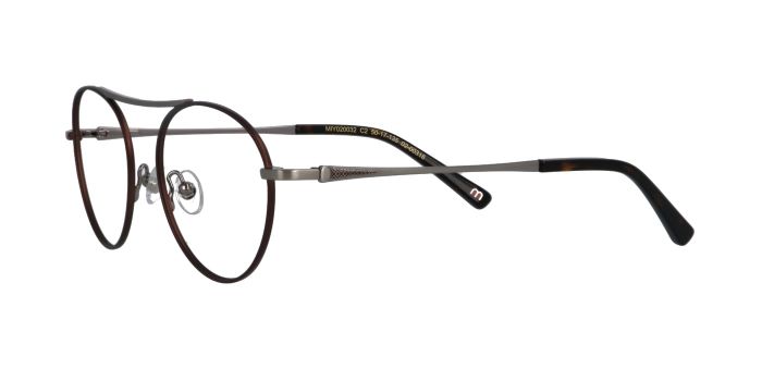  Brown Full rim Aviator Eyeglasses for Men and Women