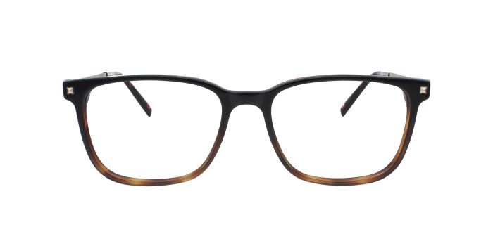  Brown Full rim Square Eyeglasses for Men and Women