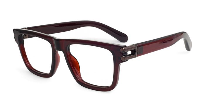 MIRAR by EyeMyEye Brown Full Frame Wayfarer Eyeglasses for Men and Women