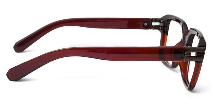 MIRAR by EyeMyEye Brown Full Frame Square Eyeglasses for Men and Women