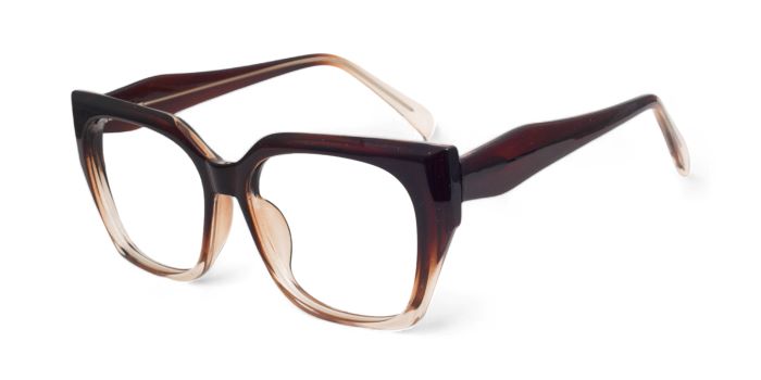 MIRAR by EyeMyEye Brown Full Frame Wayfarer Eyeglasses for Men and Women