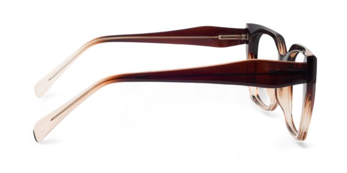 MIRAR by EyeMyEye Brown Full Frame Wayfarer Eyeglasses for Men and Women