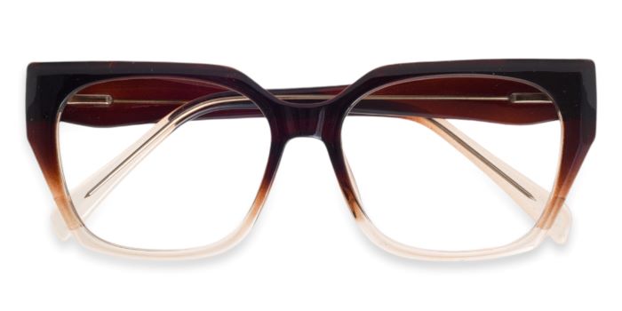 MIRAR by EyeMyEye Brown Full Frame Wayfarer Eyeglasses for Men and Women