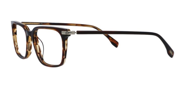  Brown Full rim Square Eyeglasses for Men