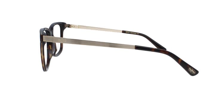 Brown Full rim Square Eyeglasses for Men