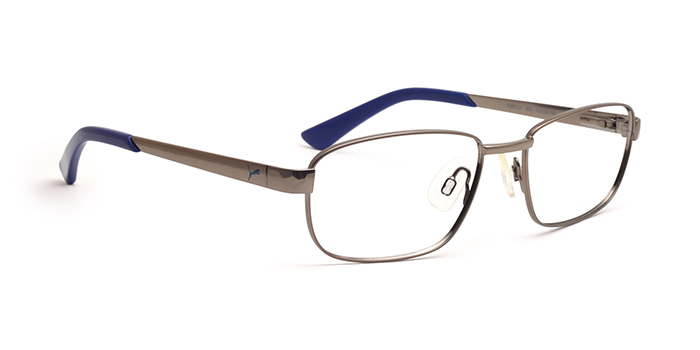 PUMA Brown Full Frame Rectangle Eyeglasses for Kids