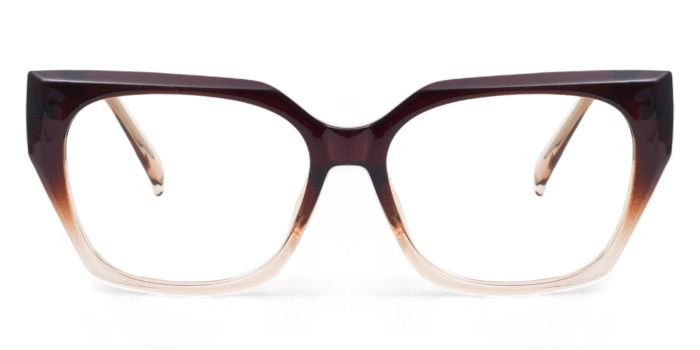 MIRAR by EyeMyEye Brown color Full Frame Butterfly Eyeglasses for Women