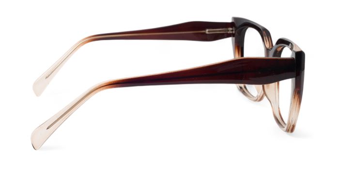 MIRAR by EyeMyEye Brown color Full Frame Butterfly Eyeglasses for Women