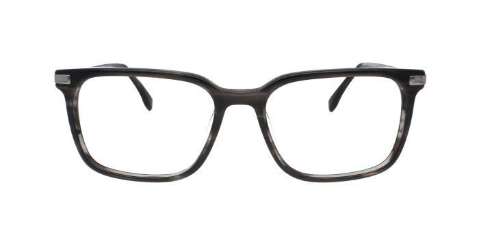  Grey Full rim Square Eyeglasses for Men