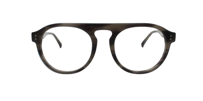  Grey Full rim Round Eyeglasses for Men and Women
