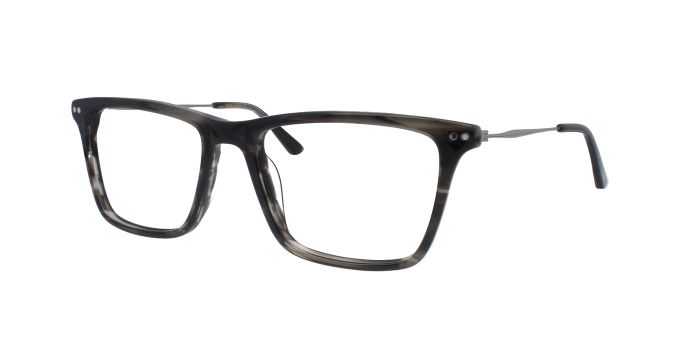  Grey Full rim Square Eyeglasses for Men