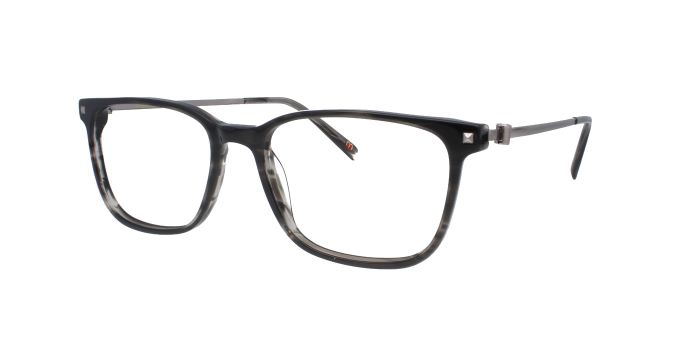  Grey Full rim Square Eyeglasses for Men and Women
