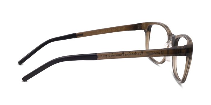 Nerdlane Grey Full Frame Square Eyeglasses for Men and Women