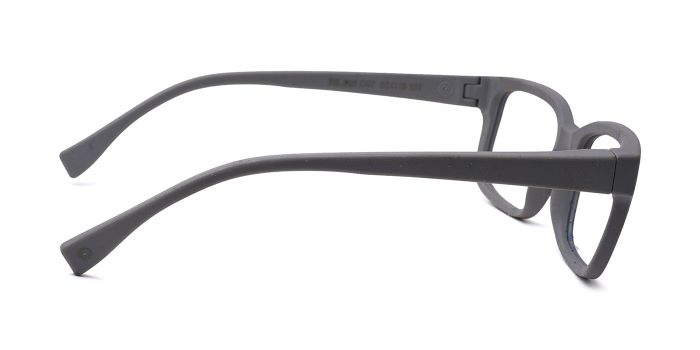  Grey Full Frame Rectangle Eyeglasses for Men and Women