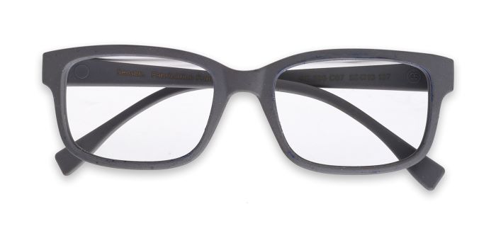  Grey Full Frame Rectangle Eyeglasses for Men and Women