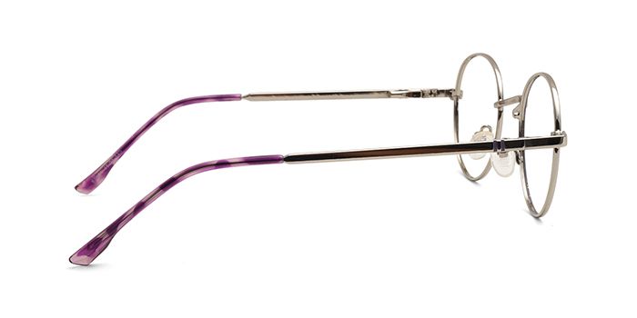  Purple Full Frame Round Eyeglasses for Women