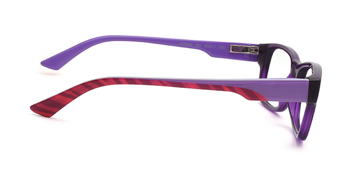 PUMA Purple Full Frame Rectangle Eyeglasses for Kids