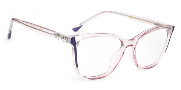MIRAR by EyeMyEye Purple Full Frame Butterfly Eyeglasses for Women