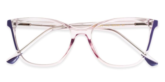 MIRAR by EyeMyEye Purple Full Frame Butterfly Eyeglasses for Women