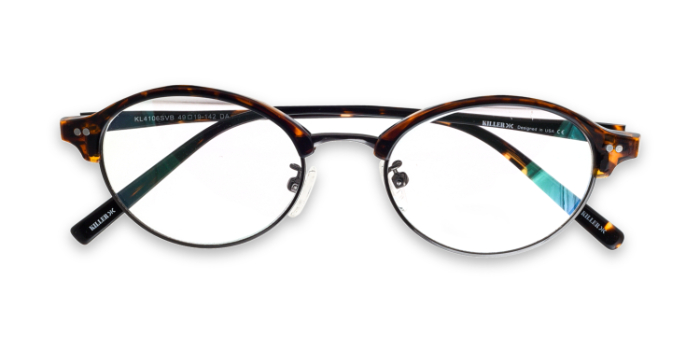 KILLER Tortoise Full Frame Round Eyeglasses for Men and Women