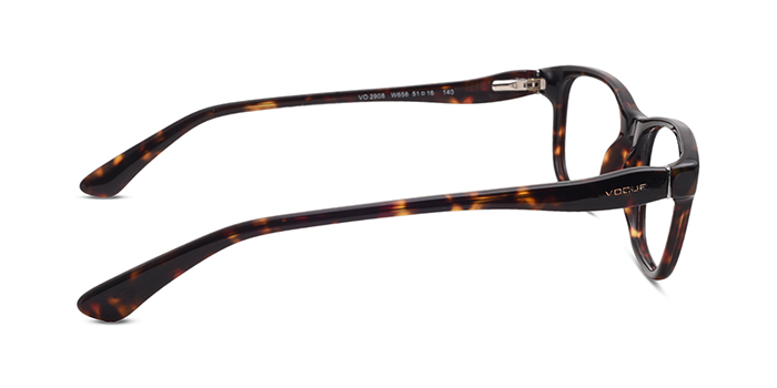 VOGUE Tortoise Full Frame Rectangle Eyeglasses for Women