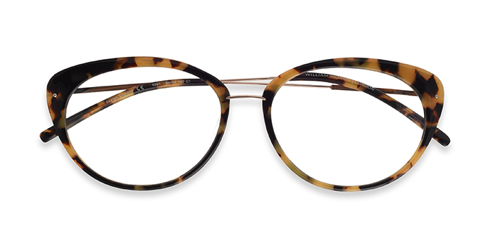 William Morris London E18A3851 Tortoise Full Frame Oval Eyeglasses for Women