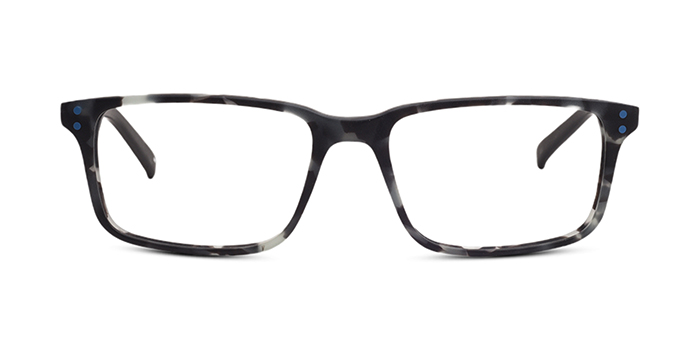 NIKE Havana Full Frame Rectangle Eyeglasses for Men and Women