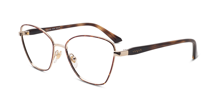 VOGUE Tortoise Full Frame Cateye Eyeglasses for Women