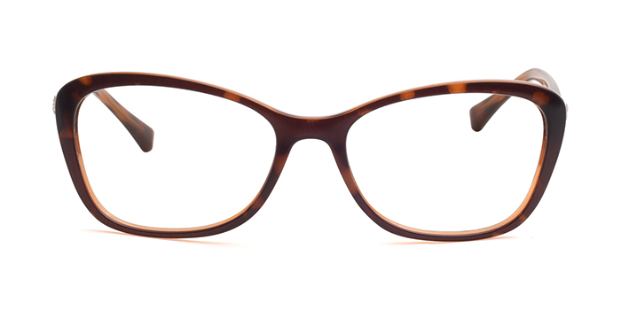 VOGUE Tortoise Full Frame Square Eyeglasses for Women