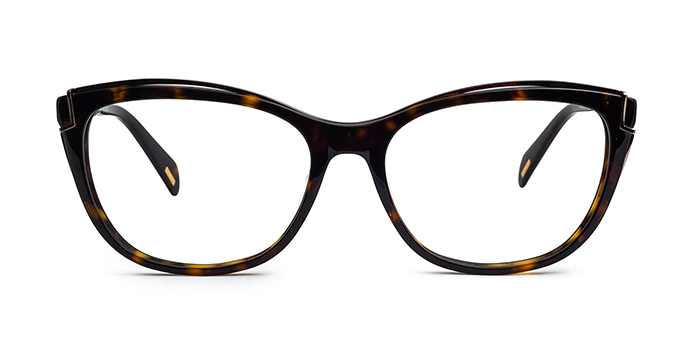 POLICE Tortoise Full Frame Cateye Eyeglasses for Women